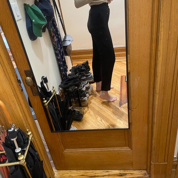 High Rise Cropped APC Classic Black Trousers Pristine Size 34 / US Size 0-2 - Picture 3 of 7